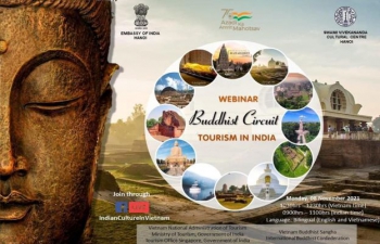 India@75: Webinar on "Buddhist Circuit" : Tourism in India